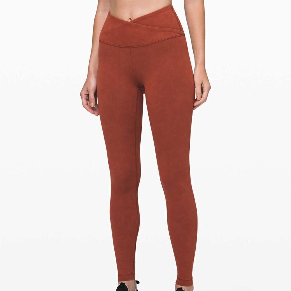 Lululemon Always On High-Rise Tight 28" - 10 Sky Wash Print Rustic Clay
